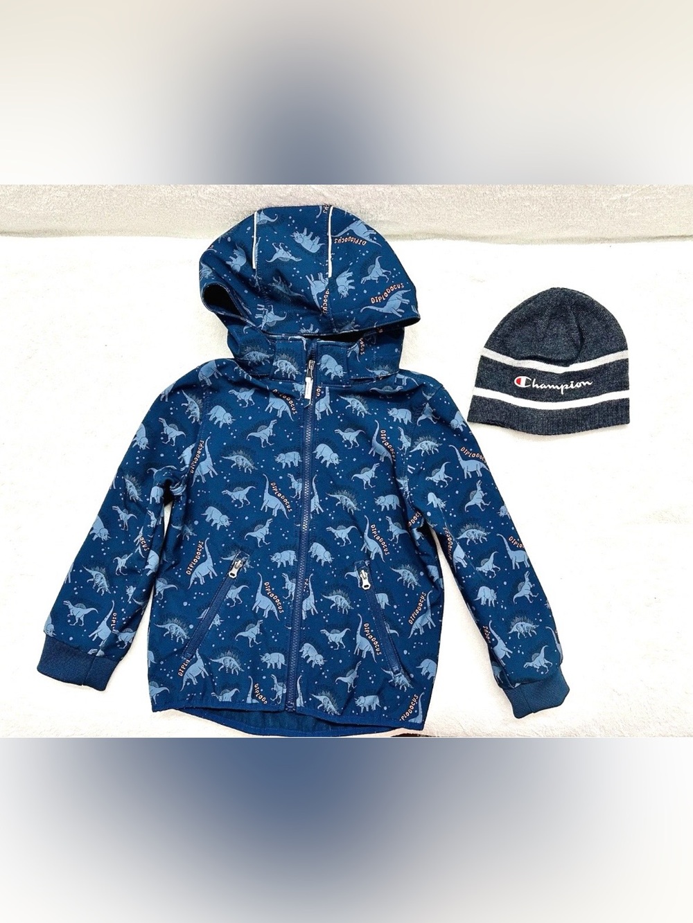 Gap Boys Cute Jacket & Champion Hat Size 6-7 Years Excellent Condition
